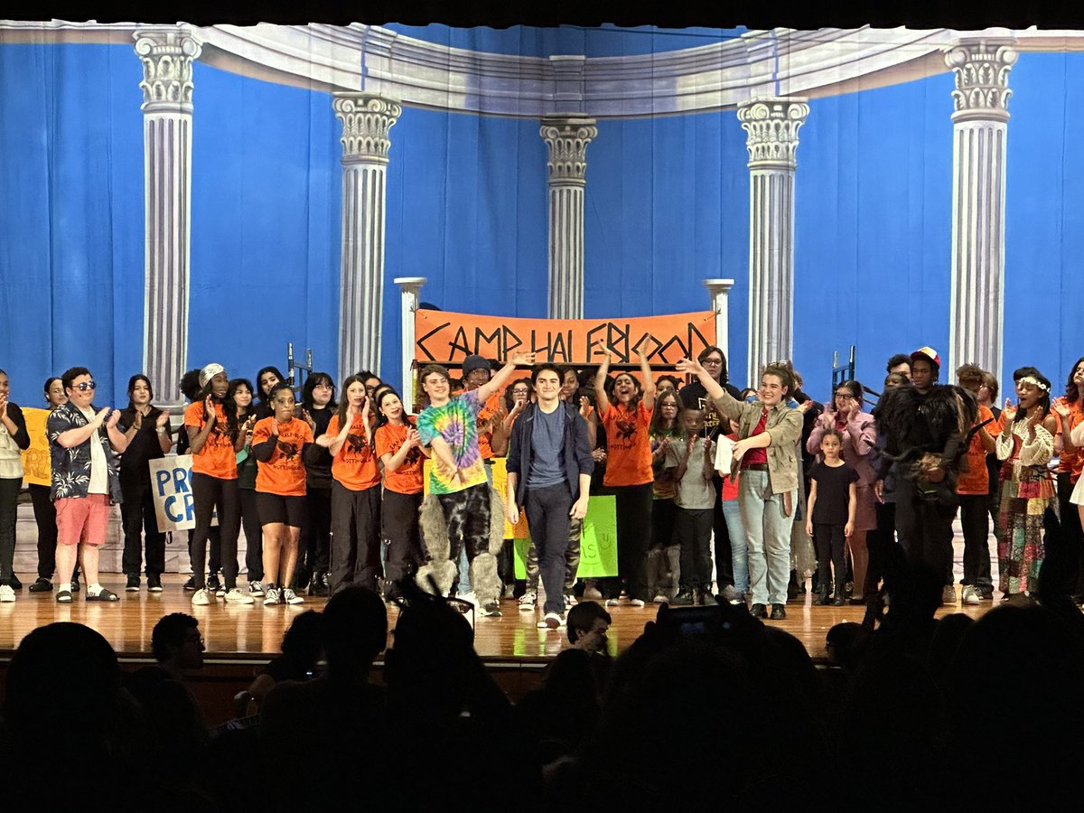 MrsCroly's tweet photo. Congrats to the cast and crew of Percy Jackson and the Lightning Thief @HTSD_Nottingham you all did wonderful! #throwback to when you performed Flapper when you were 6th and 7th graders! @HTSD_Crockett https://t.co/OrorznYhAT