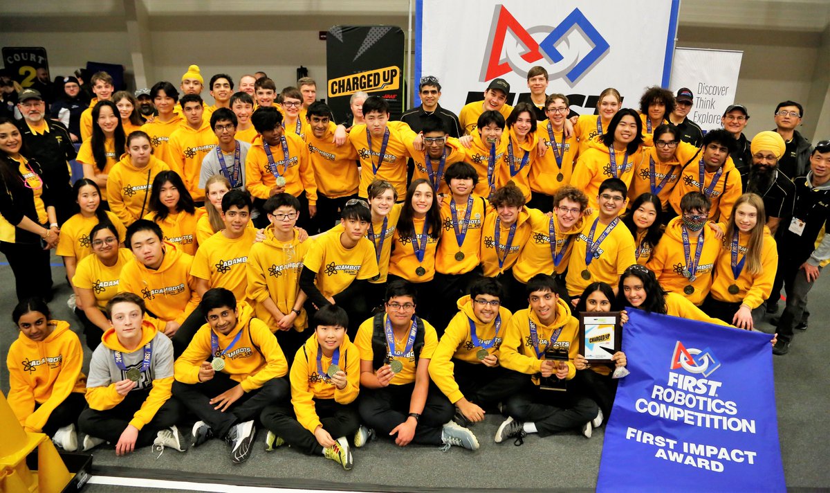 We are Honored and Proud to win FIRST Impact Award at Kettering #1 FIRST in Michigan District Event