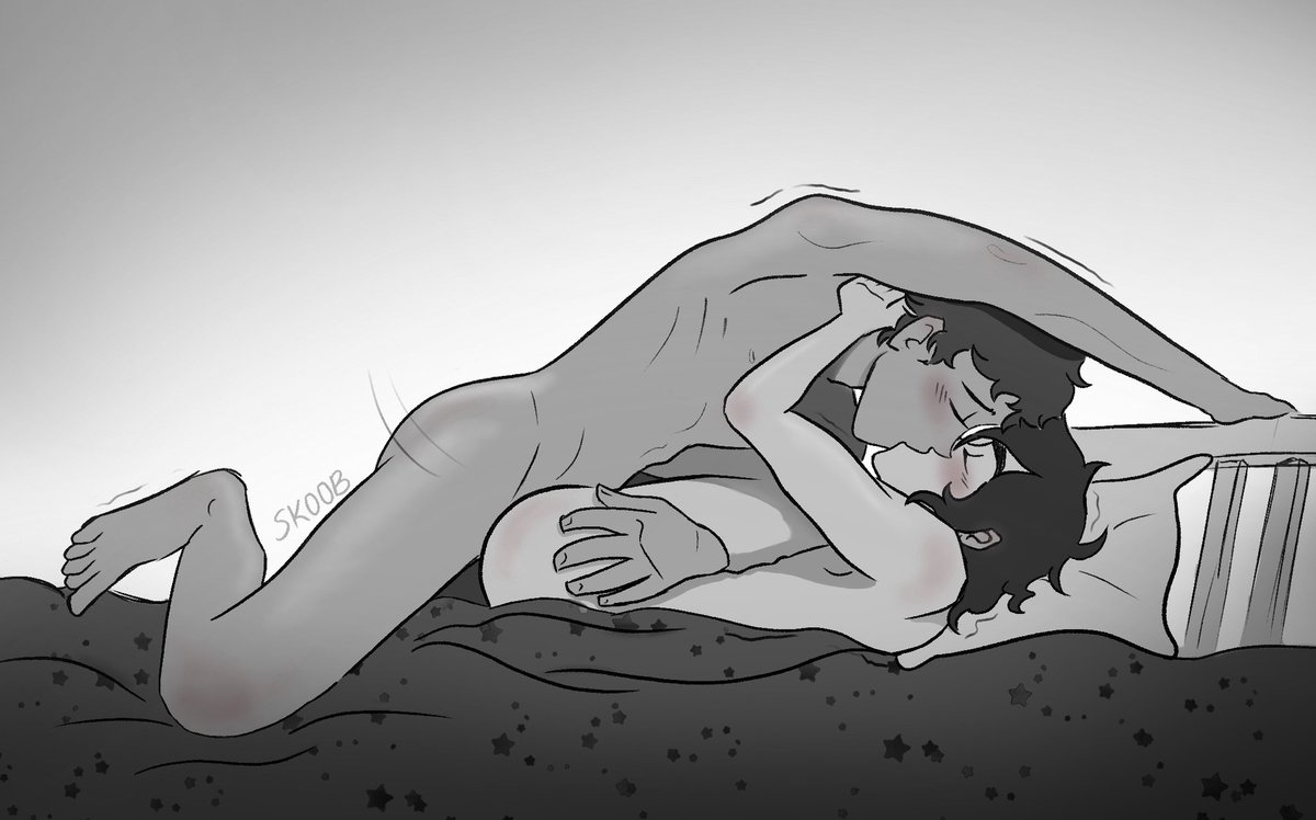 haz_matte's tweet photo. The original and a lighten version because I am a SLUT for the window light brush :,) #klancesmut #klancensfw https://t.co/LIJe9q6D7A
