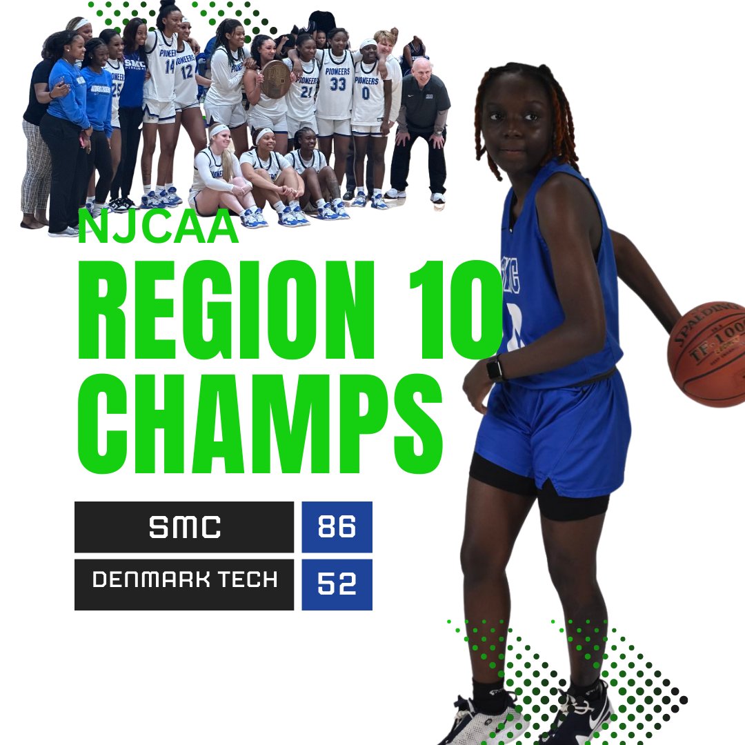 <a href="/gosmcpioneers/">SMC PIONEERS</a> Pioneers capture Region 10 Championship and move on next week to play for an automatic bid to the NJCAA National Tournament.