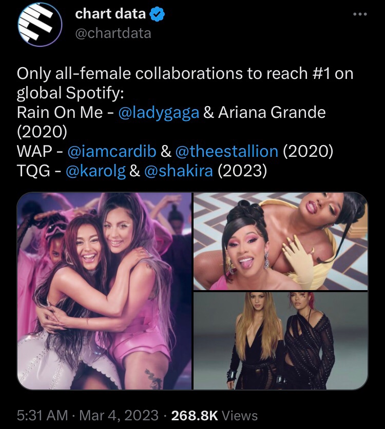 FEMALE RAP GAME on Twitter "Look at this!! Chart Data was up at 5am Chart Data Twitter Nicki Minaj