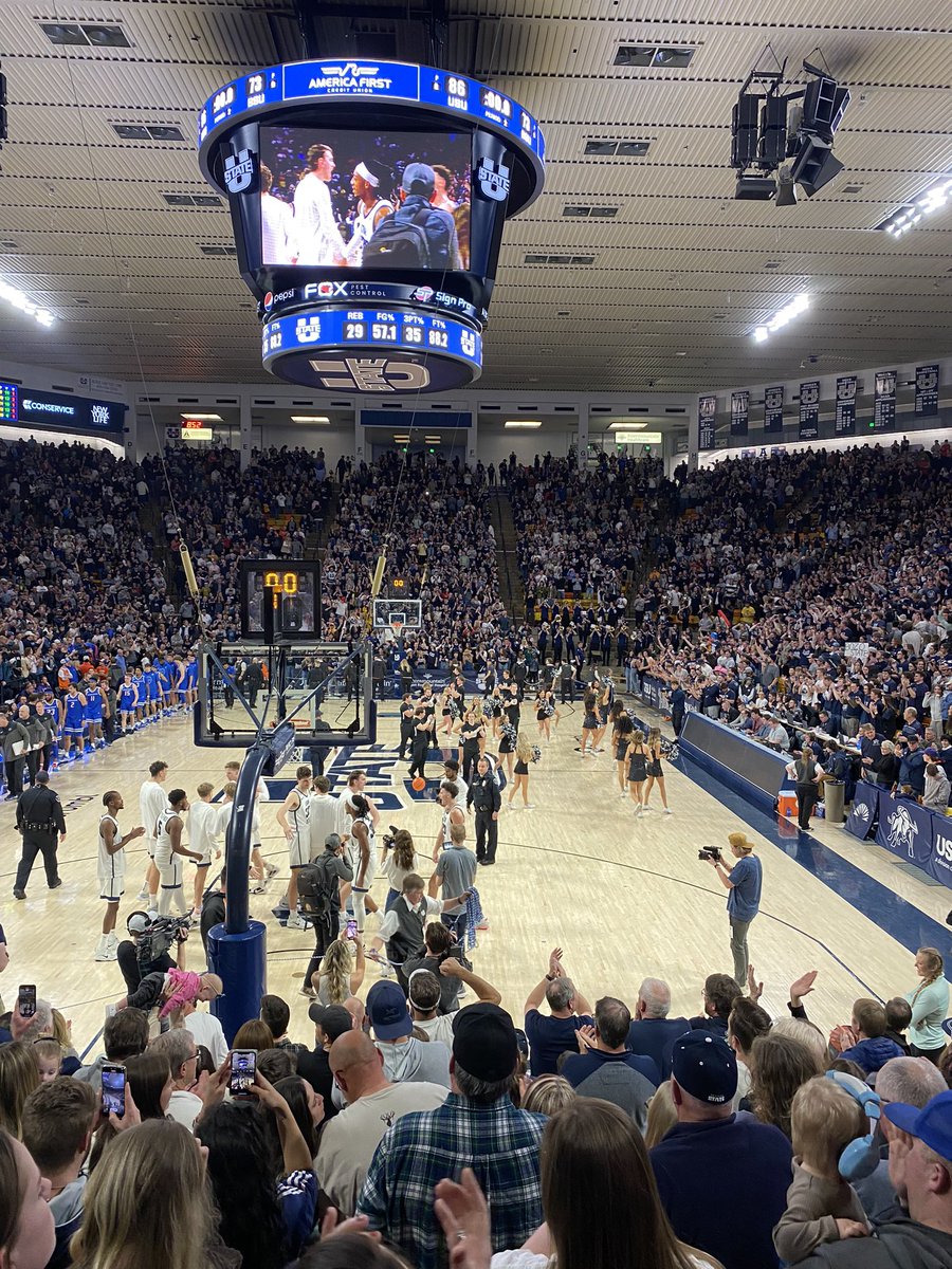 Incredible atmosphere, incredible fanbase, and I will never turn down the chance to see Boise State lose in person.  It was fun Utah State.

Boomer out 🤙🏼