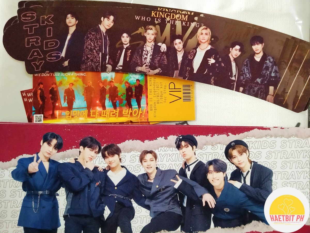 HaetbitPH's tweet photo. happy sunday, everyone! ✨

extra freebies for the first three orders of MANIAC Tour Concert Kit are ready. 👀

#MANIAC_SKZ #SKZinMNL2023 https://t.co/nzCwbxH9Vh