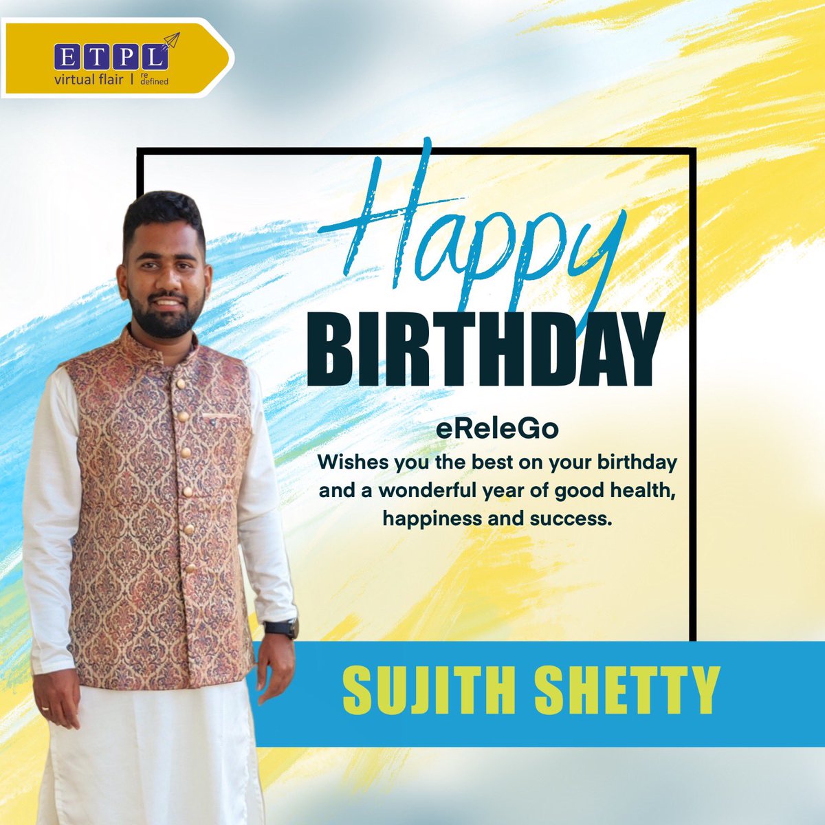 erelego's tweet photo. "Happy Birthday Sujith Shetty - Business Analyst for the eGenius CAAS vertical. May your day be filled with lots of laughter, joy, and of course, cake! Enjoy your special day!"
#happybirthday #businessanalyst #edtech #eGenius #eReleGo #ETPL https://t.co/BIsNjBPH0r