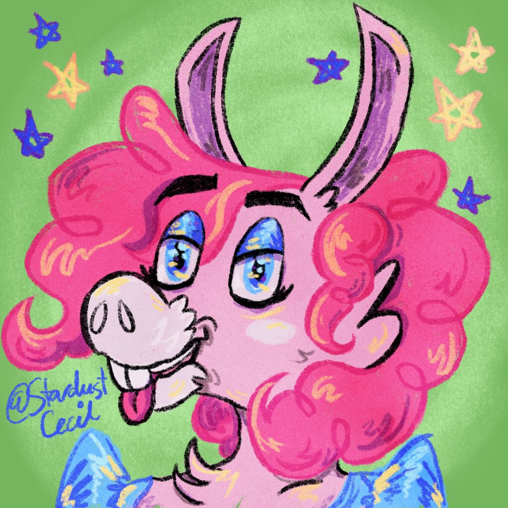 stardustcecil's tweet image. Headshot of Lola for @opaattack💫