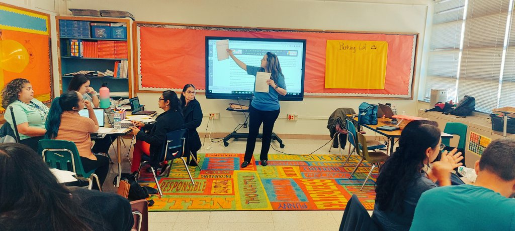 MirandaJMario's tweet photo. Nothing is stopping these committed and wonderful educators. Reading Academy Module 11: All about how to create a community of writers! AND a birthday celebration. Today was a very happy and productive day! #blessed @moseleycougars @LagowLions @dre_social1 @ReadBIGDallas https://t.co/5ocBbeLOAD