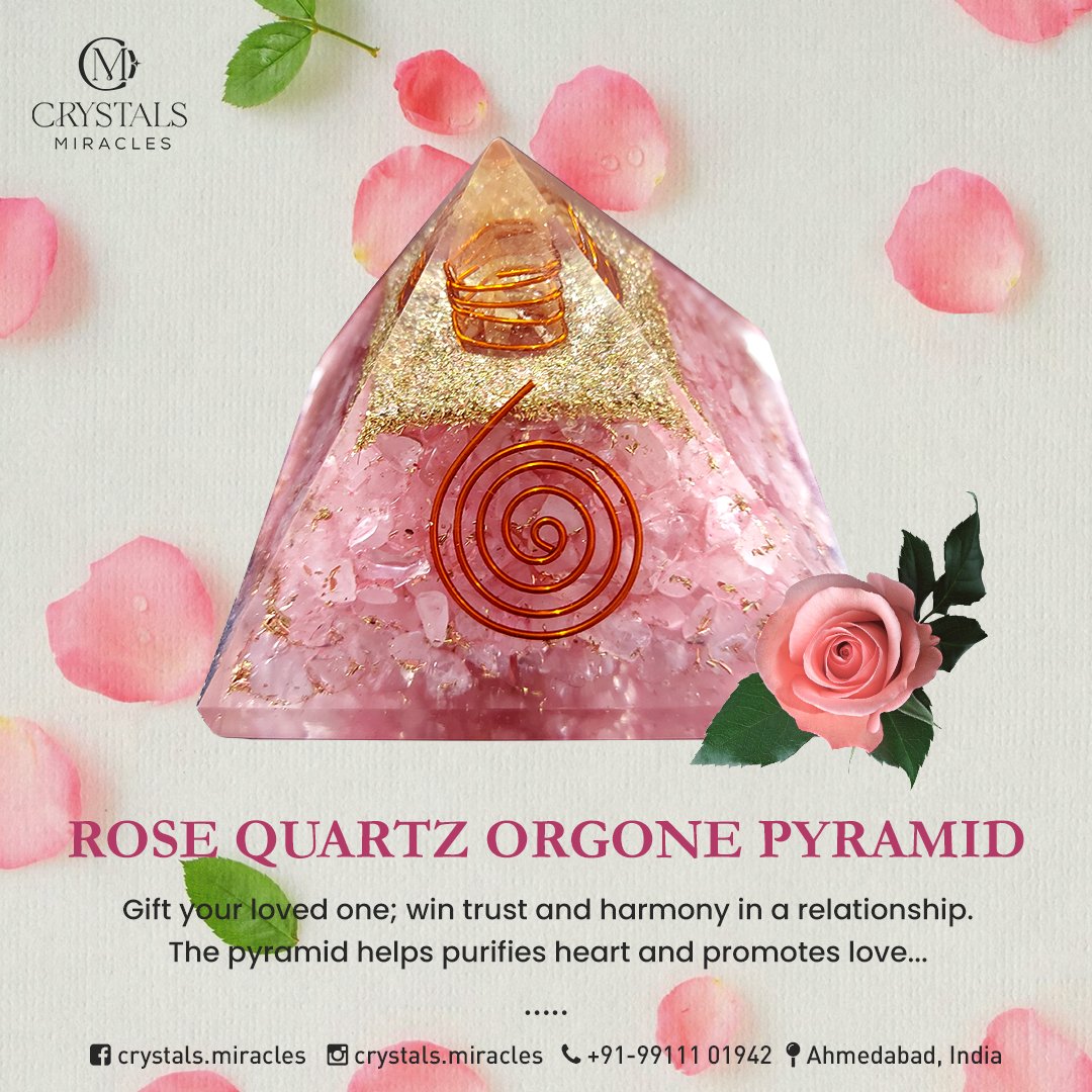 💖 Rose Quartz Orgone Pyramid 💖

❤️ Love
❤️ Romance
❤️ Friendship
❤️ Relationship
❤️ Family

#crystalsmiracles #crystals #rose #rosequartz #rosequartzpyramid  #gifts #giftideas #giftsforher #giftforfriend