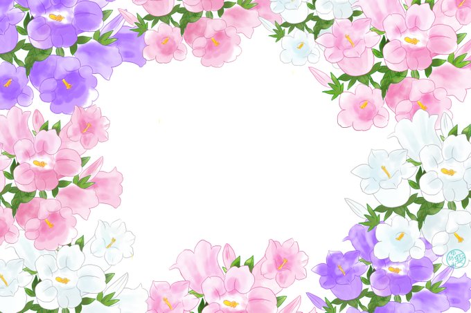 「purple flower white flower」 illustration images(Popular)｜20pages
