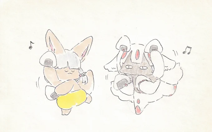 おにぎりダンス。#イラスト #メイドインアビス 