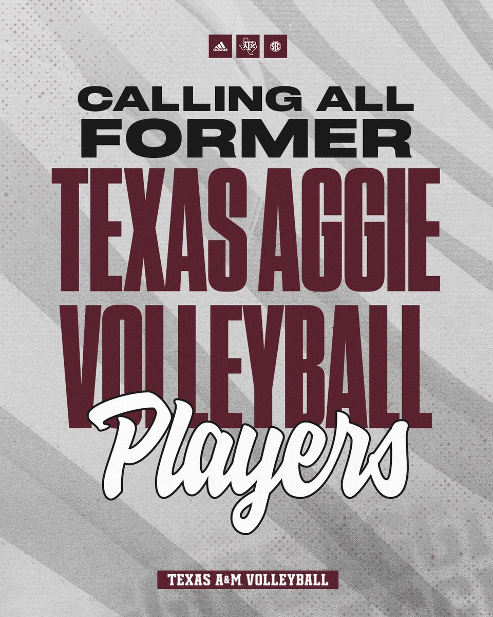 ‼️Calling all Aggie volleyball alumni‼️

As a new staff, we want to have the opportunity to connect with former players! We would love to get to know and meet the Aggies that came before us. Please fill out this form and send this link to other former Ags

aggi.es/3SNl50K