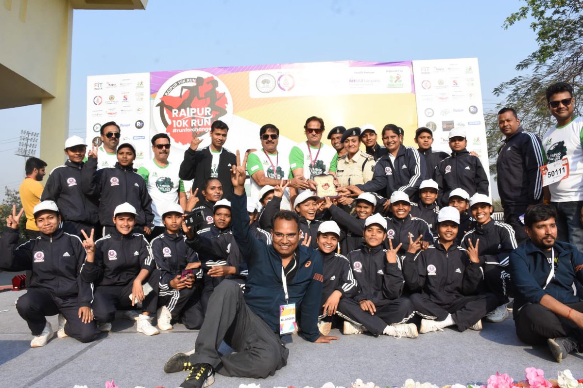 _vikasupadhyay's tweet image. आज की सुबह शानदार…..
“Raipur 10K Run”

#runforchange