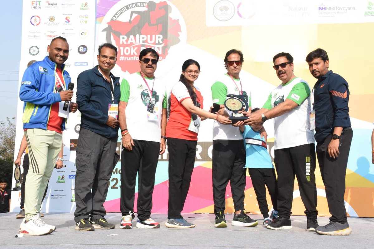 _vikasupadhyay's tweet image. आज की सुबह शानदार…..
“Raipur 10K Run”

#runforchange
