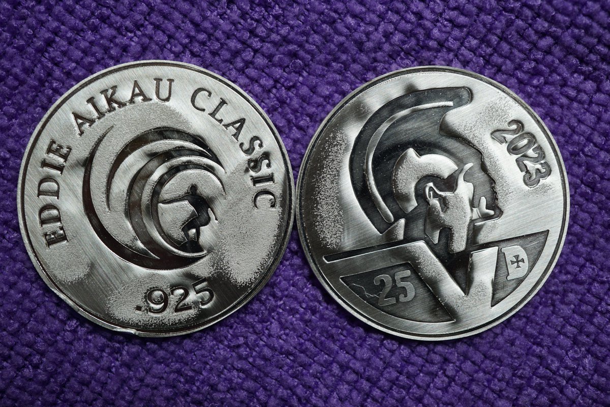 hey @Surfer I'd like to get one of these silver commemoratives from Kingdom of Hawaii to Luke Shephardson if he'd like one.  if you got his socials, can reach out to me here on twitter. tia #surfing #eddieclassic #EddieAikau #surfcompetition #HawaiianKingdom