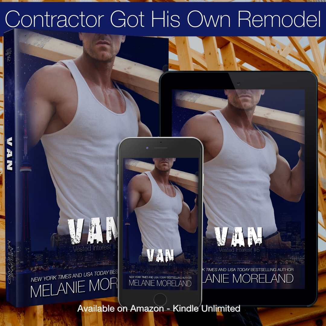 The contractor got his own remodel 😉
Amazon: geni.us/VanVestedInter…
#KindleUnlimited #melaniemoreland #vestedinterest #officeromance #blendedfamily #hefallsfirst