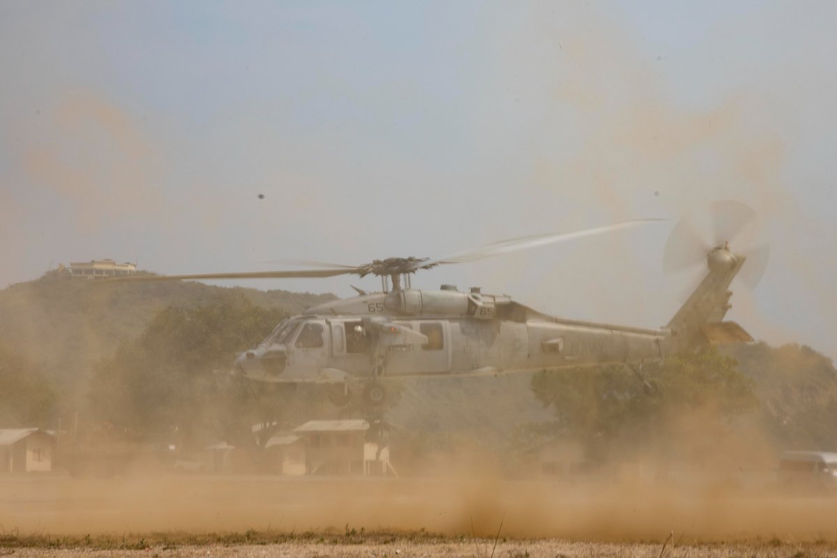 ExerciseCG's tweet photo. Marines and Sailors from the United States, the Kingdom of Thailand, and the Republic of Korea participate in an amphibious exercise rehearsal as part of Exercise Cobra Gold at Chonburi province, Kingdom of Thailand, March 2, 2023.

#cobragold23 #usmarines #thailand https://t.co/um1DfFPex7