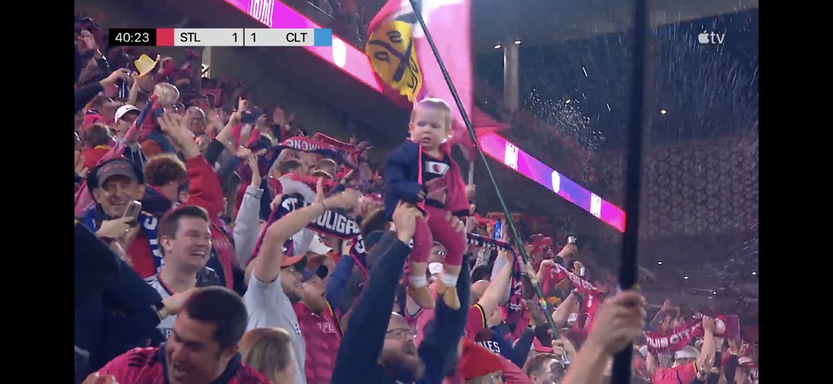 St Louis Baby: “Did that person just throw a perfectly good beer in the air?”