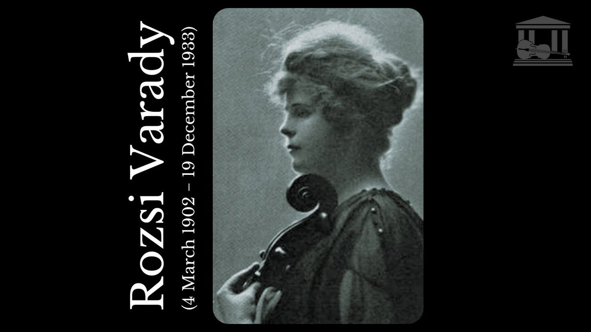 cellomuseum's tweet photo. Today we celebrate the birthday of cellist Rozsi Varady (4 March 1902 − 19 December 1933). #cello #cellist #cellomuseum #birthday #musiclover #classicalmusic #cellomusic #cellobirthdays #WomensHistoryMonth #Varady https://t.co/df6DTZ9JFE