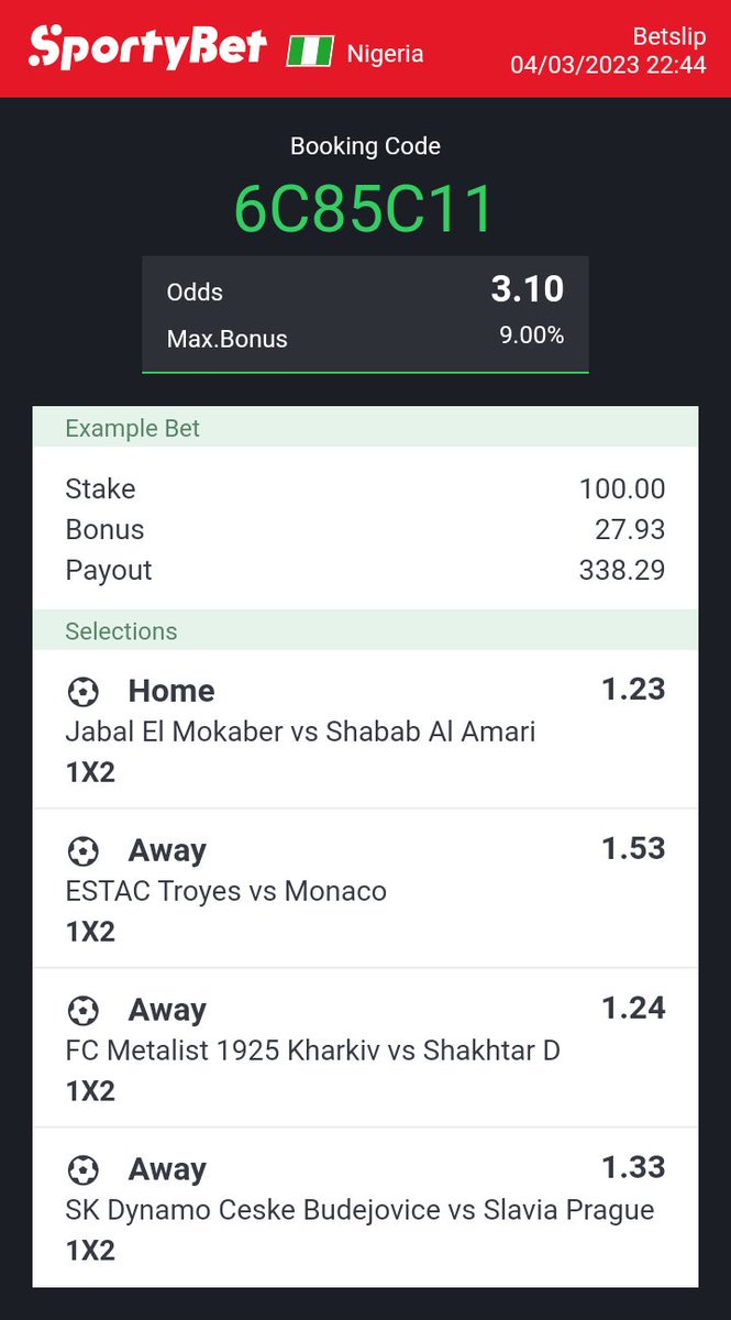 MrRinoPro's tweet photo. Frame 1.                  Frame 2
05/03/2023
Bettingtips, 2odds daily
Daily 2 odds 2oddsdaily bettingtwitter bettingpicks bettingexpert bettingsports
#2odds #daily2odds #2oddsdaily #bettingtips #bettingtwitter #bettingpicks #bettingexpert #bettingsports https://t.co/Ui1AAbD0jV