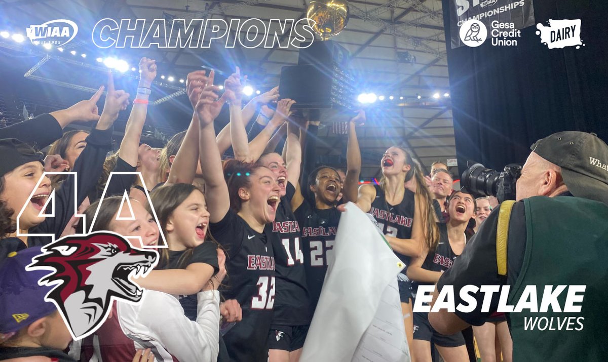 wiaawa's tweet photo. Congratulations to the 4A Girls Basketball State Champions, the Eastlake Wolves! 

#wabkbscores #wastatebasketball

@GesaCU @TravelTacoma https://t.co/W073rfShUA