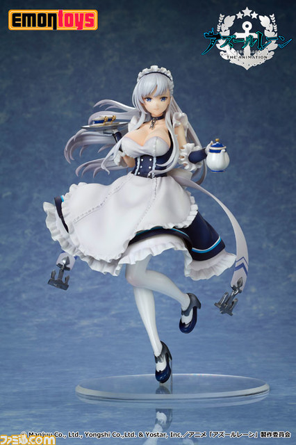 アズールレーン』ベルファストの1/7スケールのフィギュアが登場