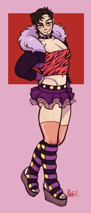 Danny in Clawdeens outfit . because reasons . #DBD 