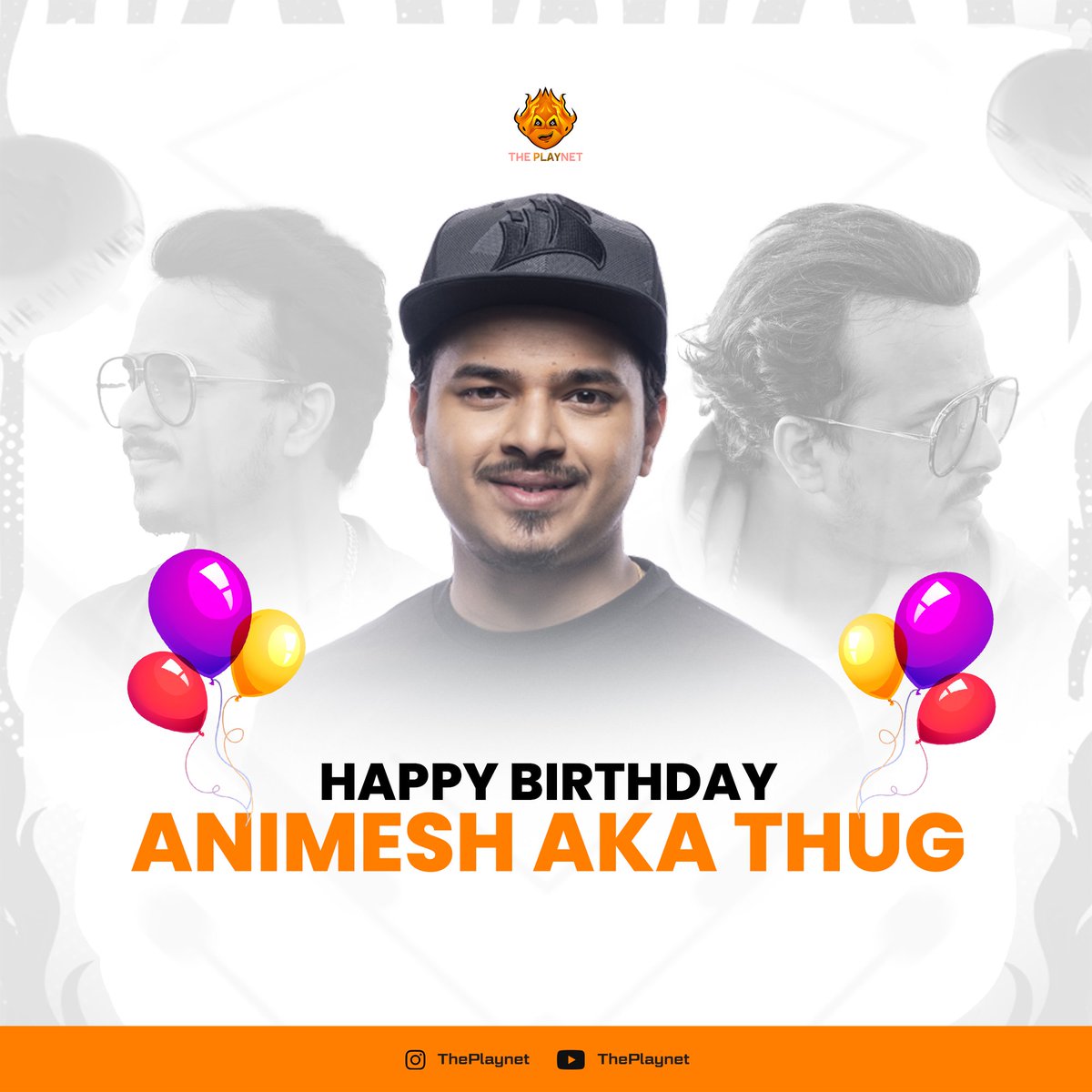 theplaynet's tweet photo. "The more you praise and celebrate your life, the more there is in life to celebrate"

On this born day of Animesh aggarwal Aka 8Bit thug, the playnet wishes this versatile human a very Happy birthday And wishes for more growth and success. https://t.co/fCIpmjCNG5