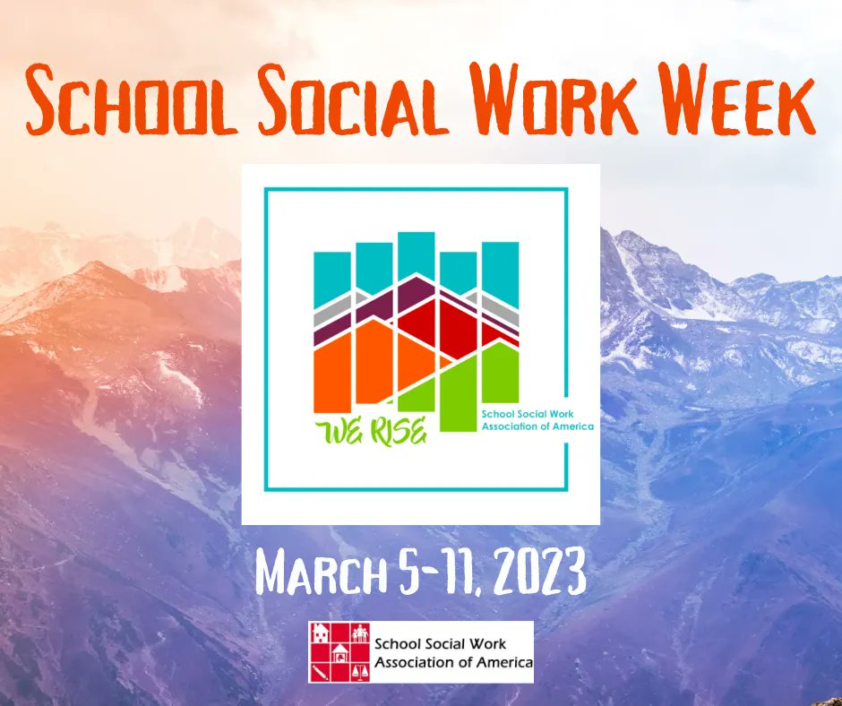 #Happy #SchoolSocialWorkWeek! #NASW honors the hard work School Social Workers do each and every day for children, families and communities! We applaud and salute you! #SWMonth2023  #SocialWorkBreaksBarriers #SWMonth2023