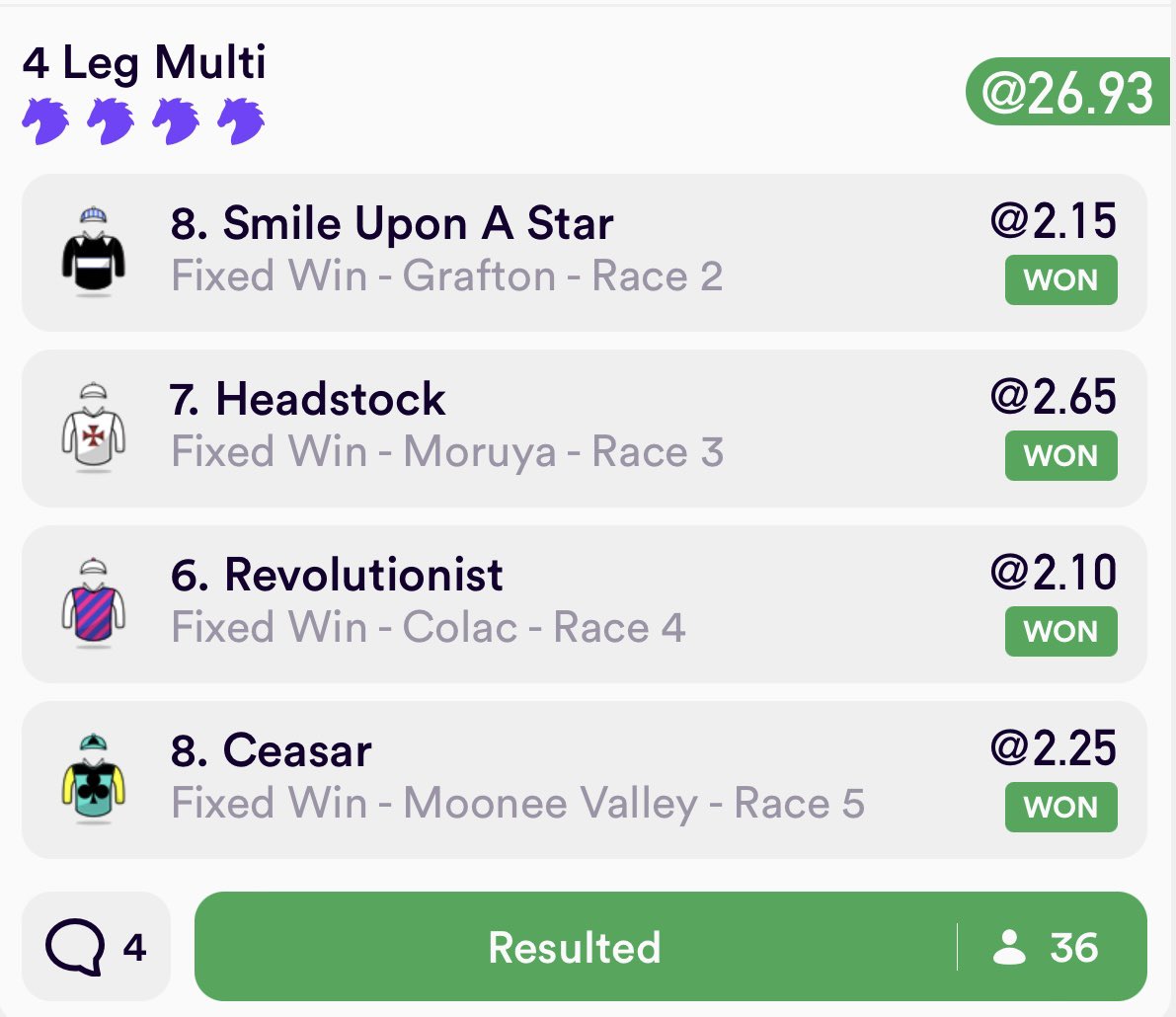 thecastpatrol's tweet photo. SUNDAY BEST BETS MULTI SALUTES ✅

Back Cast, Win Money Fast 💰💰💰

Free Daily Tips - Join Us Now 🤑

➡️ https://t.co/KEZipTHu7b ⬅️

#bigwin #bestbets #horseracing #winner #winners #hugewin #multiwin #multi #racing #betting #bets #bet #punting #backcastneverlast #dabble https://t.co/0lENEUN2lG