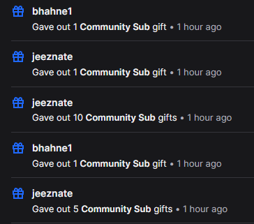 NoelMorones's tweet photo. W Stream Today. Thank you so much for the gifted subs by Bradley. That boy @neazyyy dropped a LEGENDARY 26 subs. We only just beginning boys. #justgettingstarted https://t.co/bW8GX43tF8
