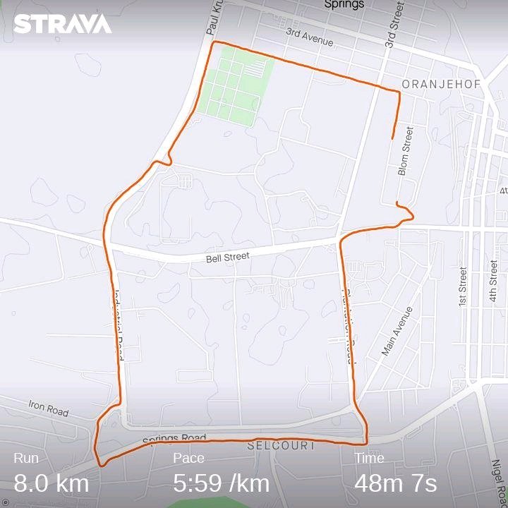 #RunningWithTumiSole
#NothingFeelsBetter
Check out my activity on Strava: strava.app.link/1o5YRIfCUxb