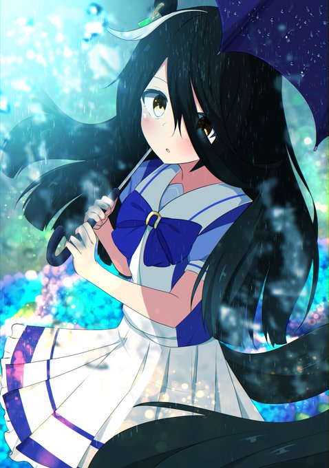 「black hair hydrangea」 illustration images(Latest)｜3pages