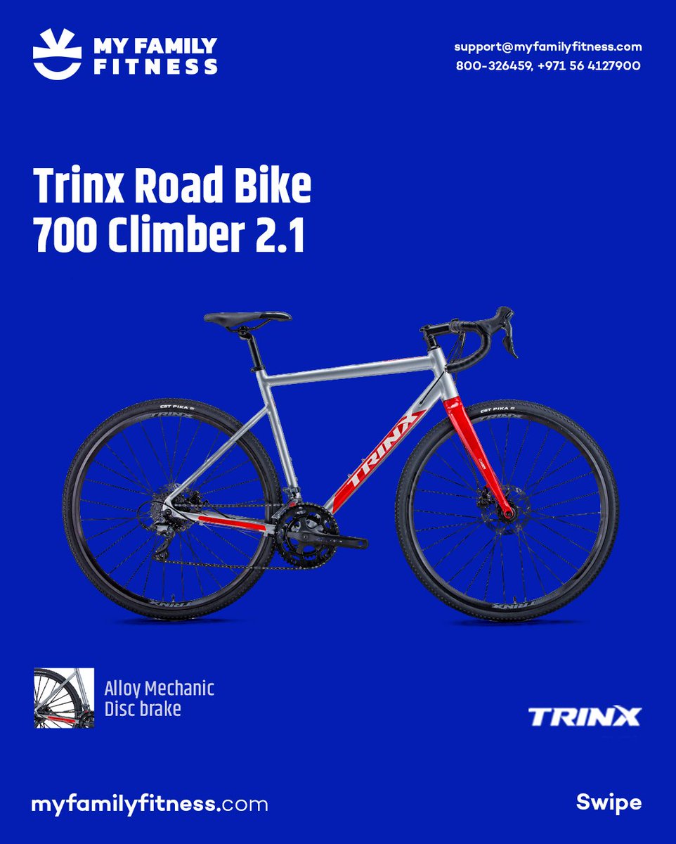 MyFamFitness's tweet photo. Reap the benefits of cycling with our vast variety of Bikes &amp; Scooters available at https://t.co/B0xKhjLBub . Happy Riding!

#MyFamilyFitness #bike #cycle #trinx #roadbike #spartan #zyklus #hybridcycle #family #wellness #exercise #fitness #health #BestDeals #Deals #Offer https://t.co/SBEtEvg9a0