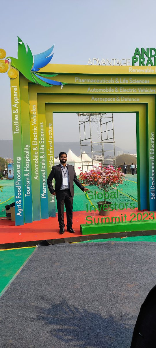 arjunnatarajan1's tweet photo. Very excited to have attended the 2 days event - Andhra Pradesh Global Investors Summit 2023 at #vishakapatnam
#vizag is the #city of #destiny & #AP is the land where #abundance meets #prosperity -- clearly said by the #AP_CM
@AndhraPradeshCM @IPR_AP #APGIS2023 #AdvantageAP https://t.co/a7gosc9GT6