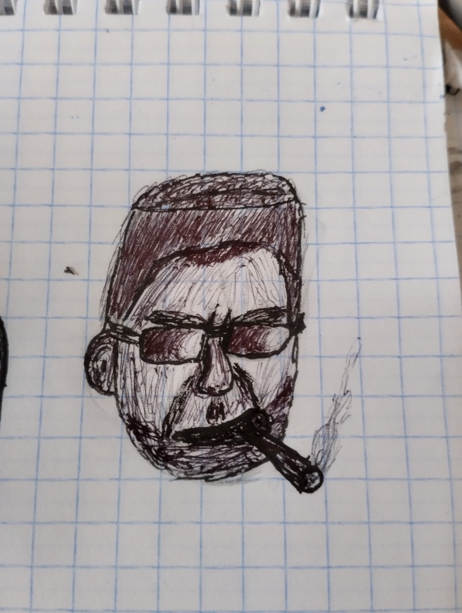InkinXD's tweet photo. Quick doodle of Duke Nukem B)

#DukeNukem https://t.co/UqMbLiVO9L