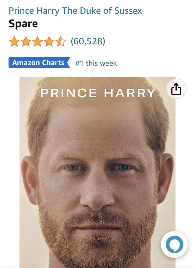 Wow! I really hope Harry reads some of these reviews!  #PrinceHarryMemoir