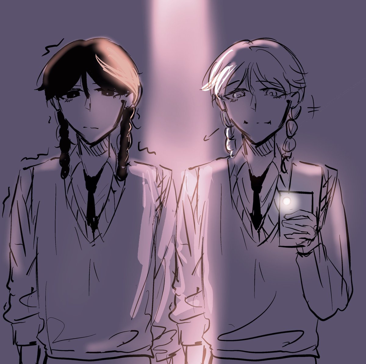 Sandy57942134's tweet image. 🌑🌝✨#wenclairfanart #wenclair