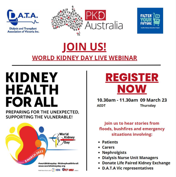 BEAT_CKD's tweet photo. Tomorrow is #WorldKidneyDay don't forget to join us for a special online webinar. Register here: https://t.co/kZE10CLYTh https://t.co/pMeUmbNc7C