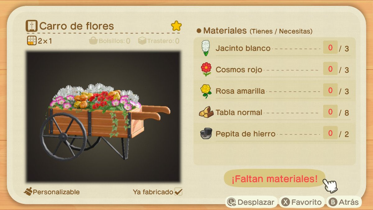esteficrossing's tweet photo. ¿Alguien tiene repetida la receta del carrito de flores? https://t.co/5fcRcwapju