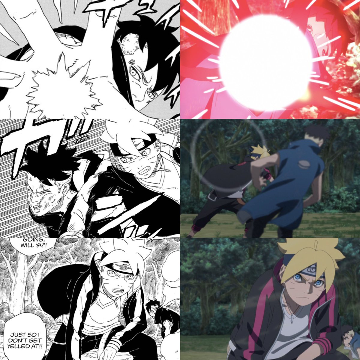 Abdul Zoldyck on X: Boruto Episode 292  Manga vs Anime   / X