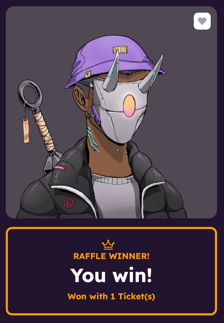 lostsol's tweet photo. Woke up with this beauty in my wallet - as always with on raffle ticket ❤️💯🎯 

Should I enter the @_AnonNFT world and join the resistance? Community heartbeat check - can I hear some noise #anonnft 👀🔥 https://t.co/kCqLBhbKpV