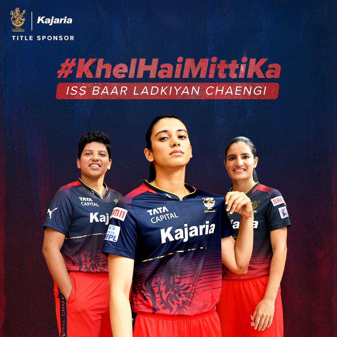 @KajariaCeramic @kajaria 👉 1) Richa Ghosh 🏏

👉 2) Smriti Mandhana 🏏

👉 3) Renuka Singh Thakur 🏏

➡ Cheer For #RCB In this #WPL2023 😍❤🥰
#WomensPremierLeague #RCB  #kajaria #KajariaCeramics 

➡ Join @nandinidey20gm1 @mysterioussu @Deepaadhan3 @JainShantilal12 @Sanjukta_Das1 @Roypriyanka2