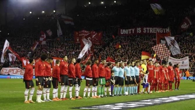 SpionKop1906's tweet photo. We’re Liverpool.
The Spion Kop.

Everyone knows the power of the fans. Let’s make today count. https://t.co/tGDaPlxEWp