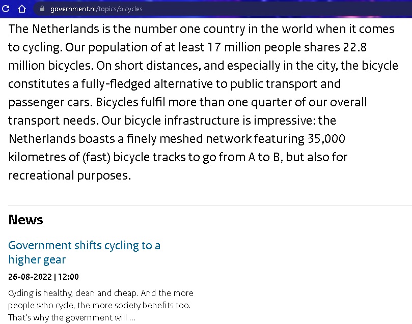 TheBoxsideOut's tweet image. Good Morning 🚶‍♀️🚶🚶‍♂️, 🦽🦼🧑‍🦽, 🚴🚴‍♂️🚴‍♀️, 🚌🚎🚕and other road users. 😃

".. especially in the city, the bicycle constitutes a fully-fledged alternative to public transport and passenger cars".

Fully.

Source: Government of the Netherlands official website

(government.nl/topics/bicycles)