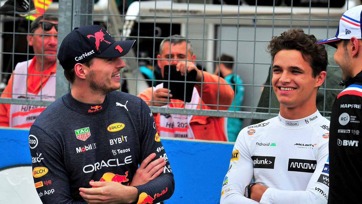 mvrstppen's tweet image. “I get on really well with Lando because he is just himself and normal. He is my best friend on the grid,” &amp;lt;333