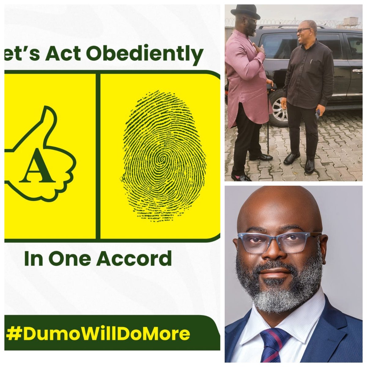 The right man for the job.
The man that will not disappoint Rivers people.
The man with good intentions for his people.
@DumoLuluBriggs will deliver.
Vote Accord 
Vote Dumo.
#Dumowilldomore
#DLB2023.