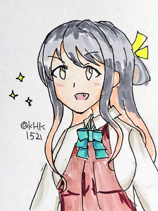 長波サマ#艦これ版深夜の真剣お絵描き60分一本勝負#艦これ版真剣お絵描き60分一本勝負_20230305 