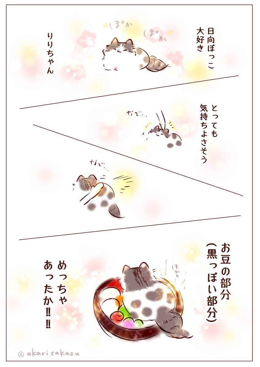 愛猫りりぽぽ日記〜日向ぼっこと豆大福〜
https://t.co/zDmY8raVsu
黒は熱を吸収するって言うもんね
#猫との暮らし