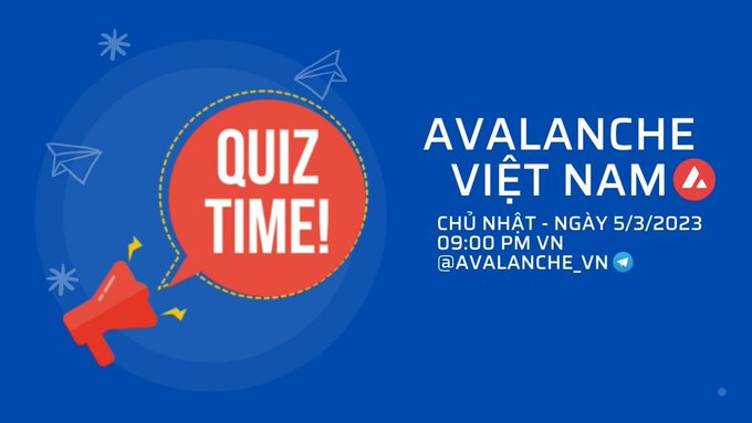 HaiDang72's tweet photo. Sự kiện này là một cách tuyệt vời để cộng đồng Avalanche Việt Nam có thể kiểm tra và cải thiện kiến thức của mình về Avalanche. 9h tối nay! #avax #avalanche   @Avalanche_vn 
Tham gia với cộng đồng Việt Nam tại https://t.co/cIM7i0HpNY https://t.co/0vGFMYwt5C
