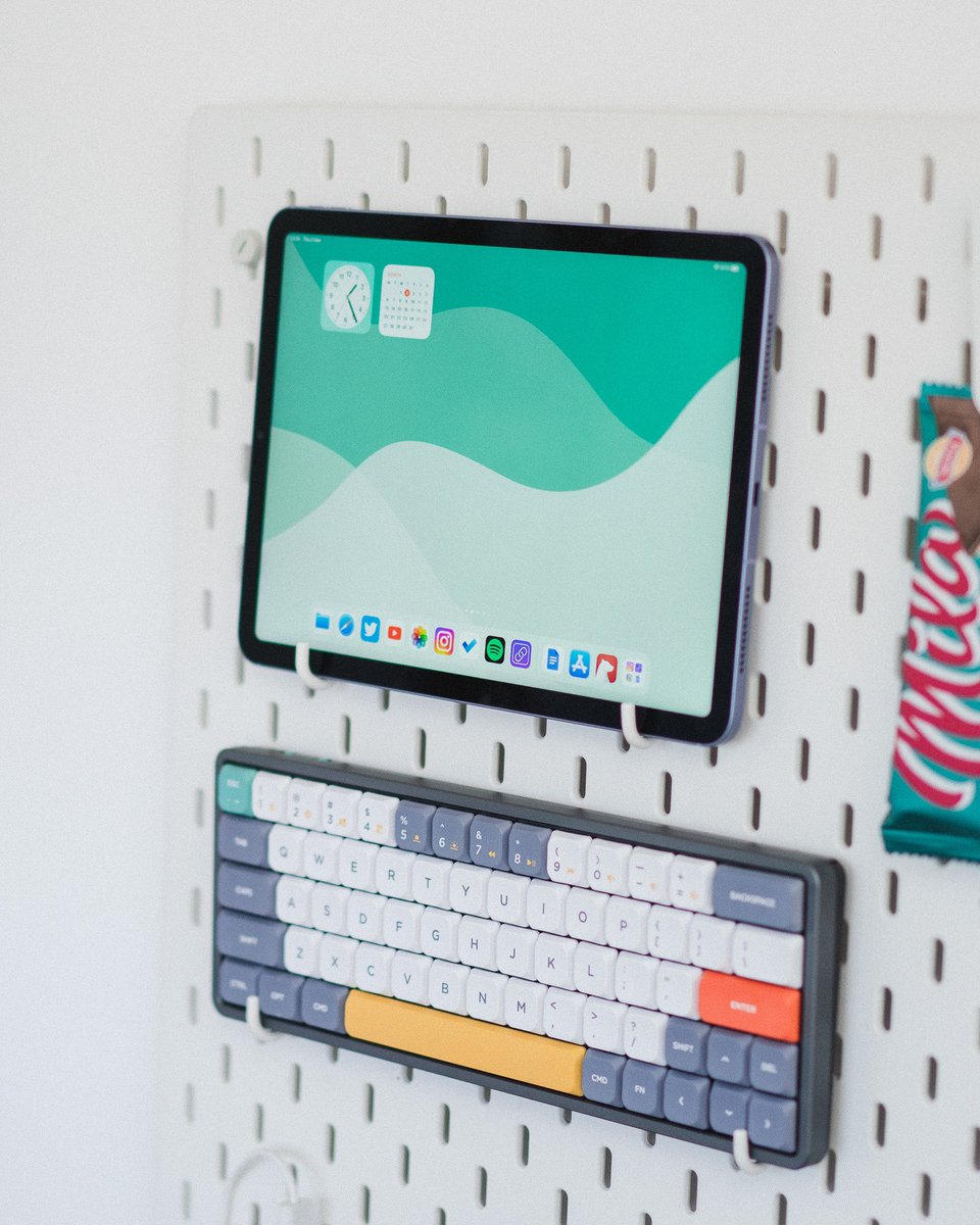 Tom on Twitter "Pegboards 🤝 iPads looking good"