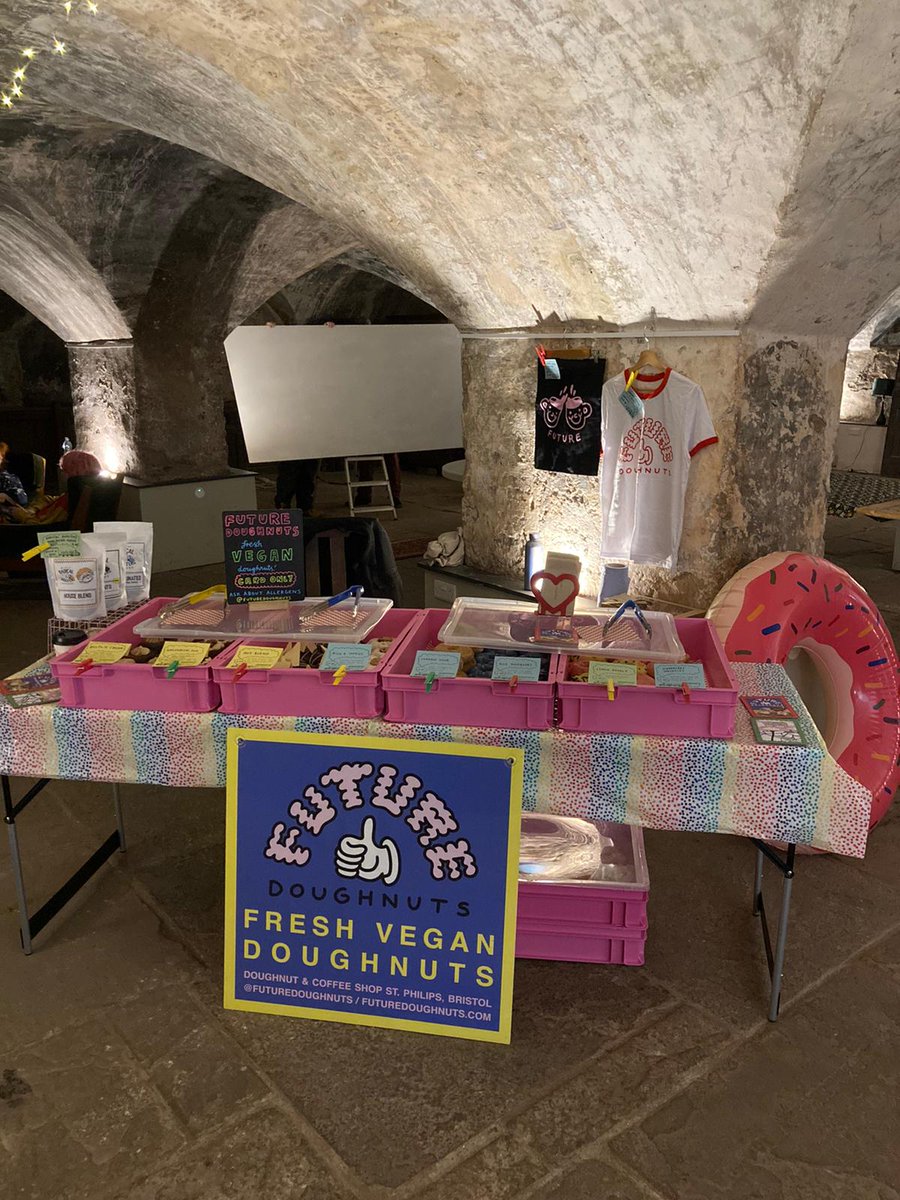 FutureDoughnuts's tweet photo. 🍩Todays the day to Shake things up!🍩

We'll be at @themountwithout_events for @shakebristol XL!!
From midday we'll be there with lots of delicious vegan sourdough and gluten free doughnuts! Once you've checked out over 50 creatives upstairs, c'mon down to... @radicalroastersuk https://t.co/bICY9y0gpl